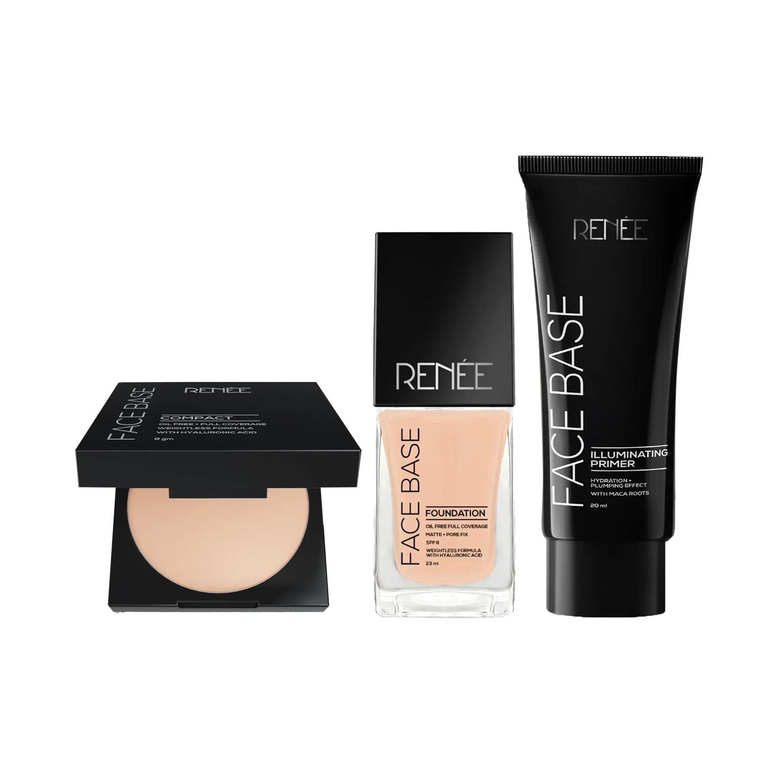 RENEE | RENEE Seamless Skin Combo - Compact + Primer + Foundation