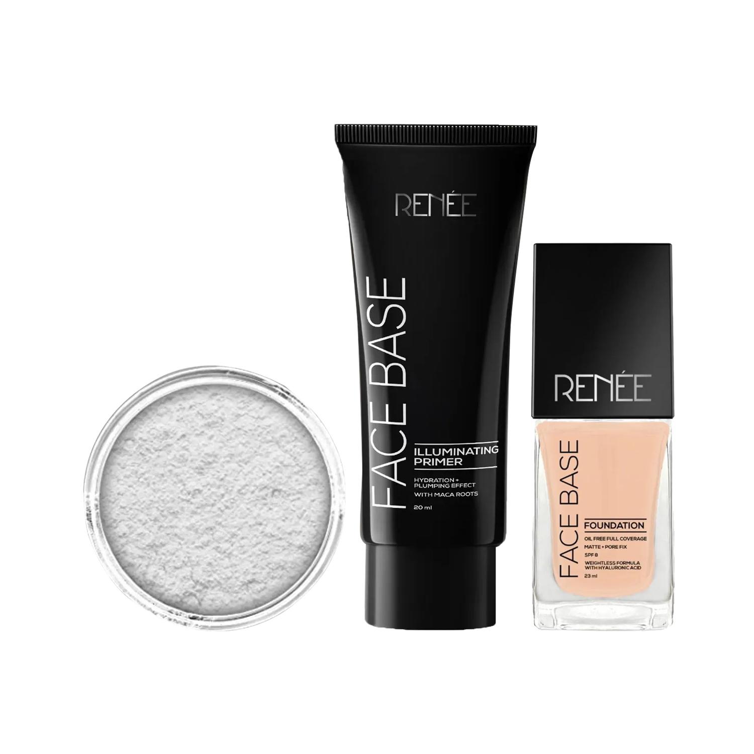 RENEE | RENEE Soft Focus Combo - Loose Powder + Primer + Foundation