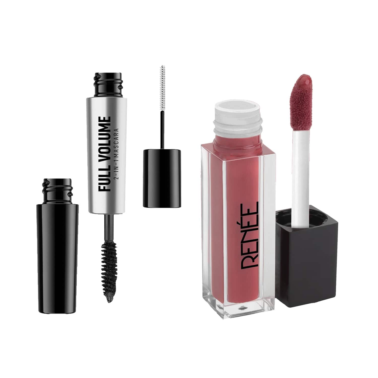 RENEE | RENEE Cinnamon Swirl Combo - Lipstick + 2-In-1 Mascara With Primer