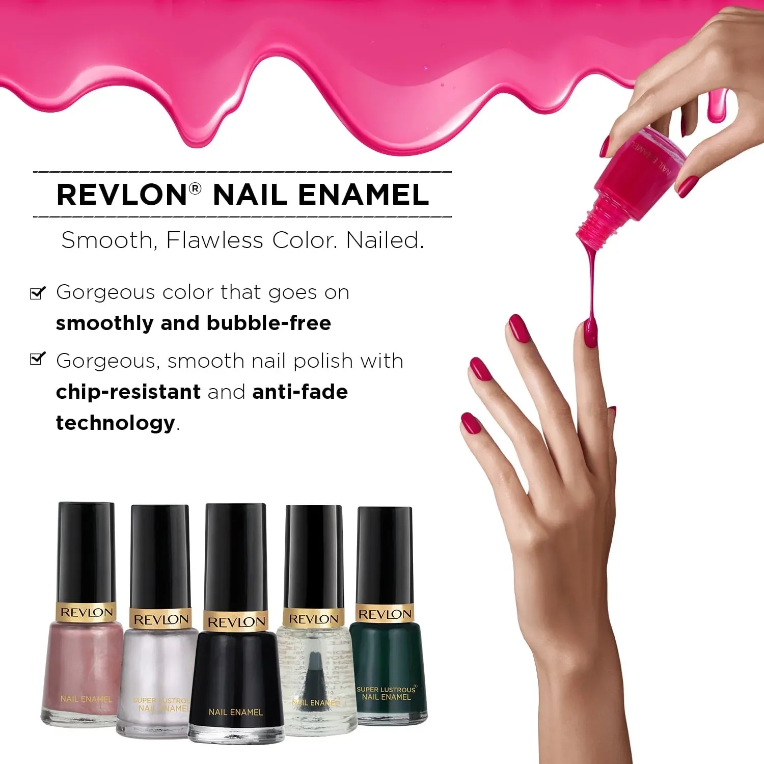 Buy REVLON Bossy Red (Nail Enamel (Winter Collection) - 8 ml | Shoppers Stop