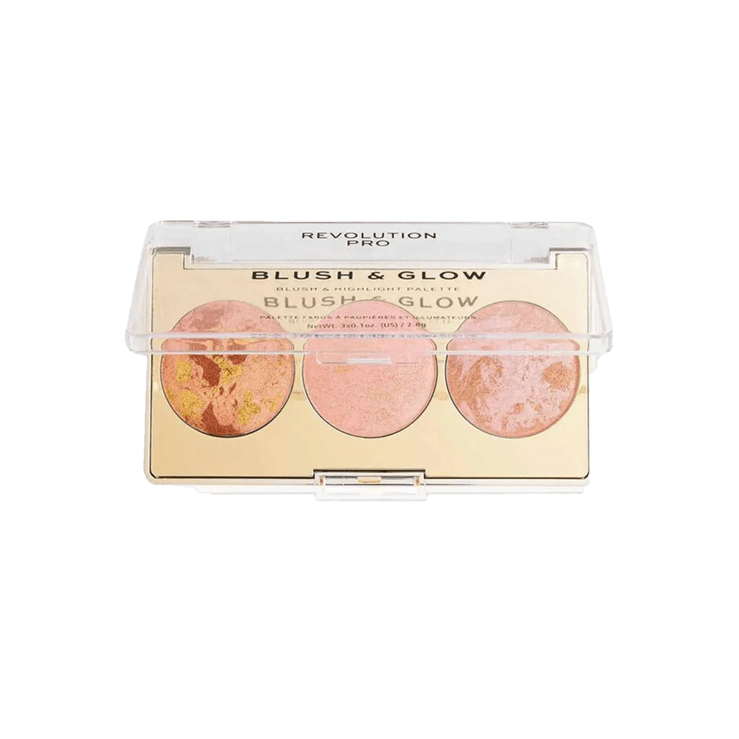 Revolution Pro Blush & Glow Face Palette Peach Glow