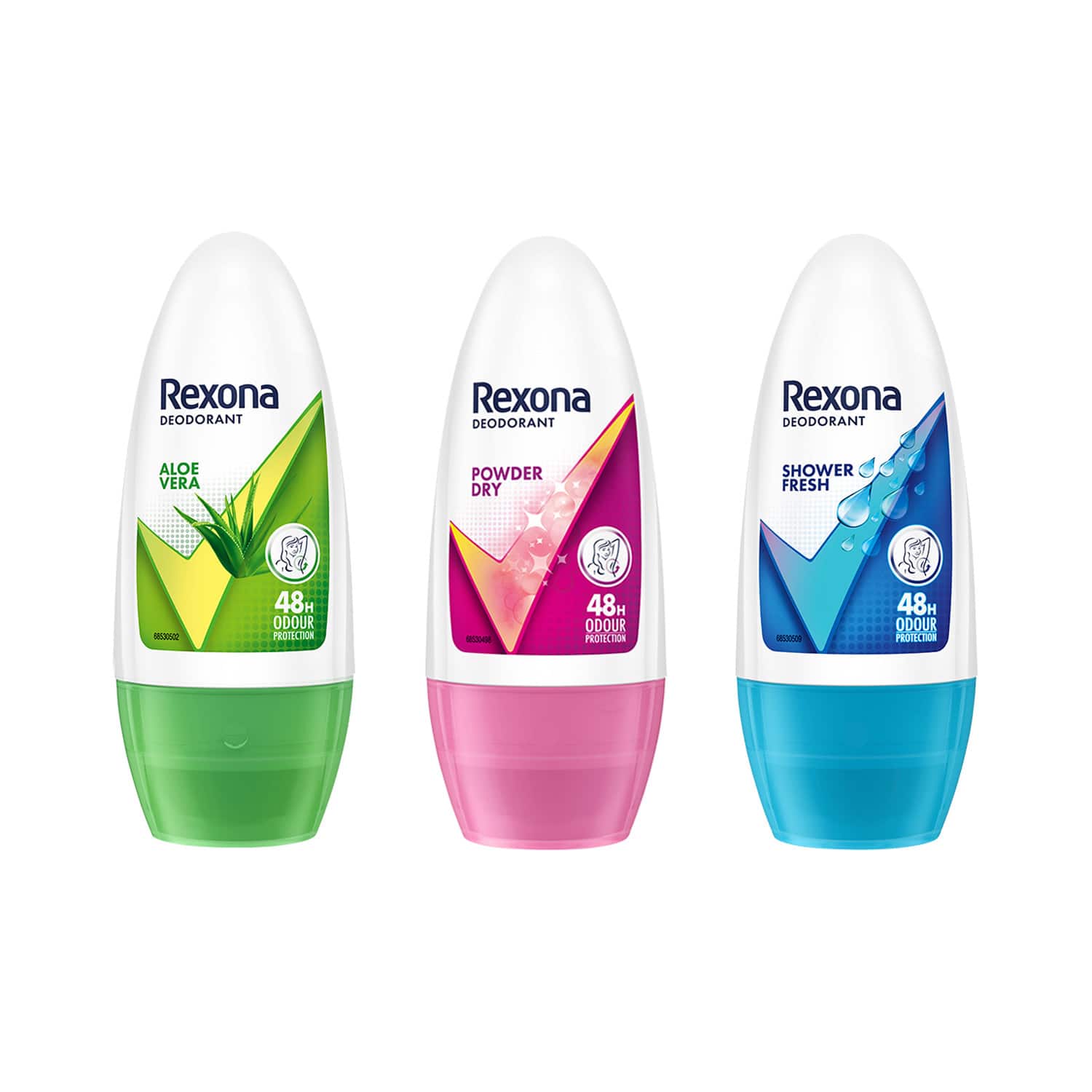 Rexona | Rexona Roll On Pack Of 3 Underarm Roll On Deodorant For Women (50G) Combo