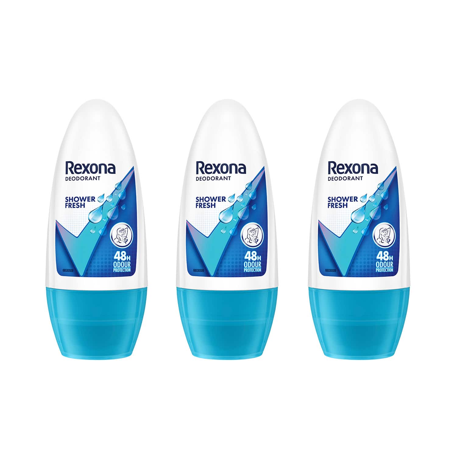 Rexona | Rexona Shower Fresh Underarm Roll On Pack Of 3 Deodorant For Women (50 ml) Combo