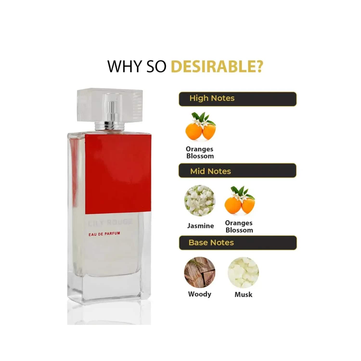Jasmine orange blossom on sale and lily perfume price