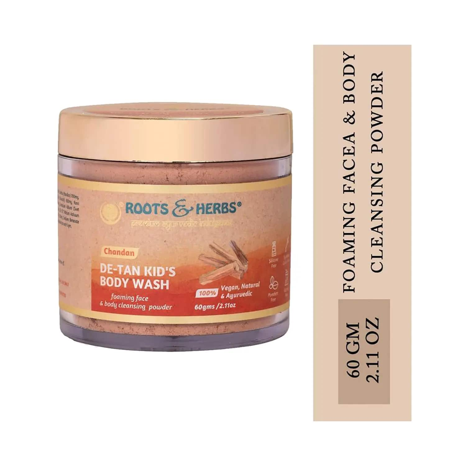 Roots & Herbs | Roots & Herbs Chandan De-Tan Kid's Body Wash (60g)