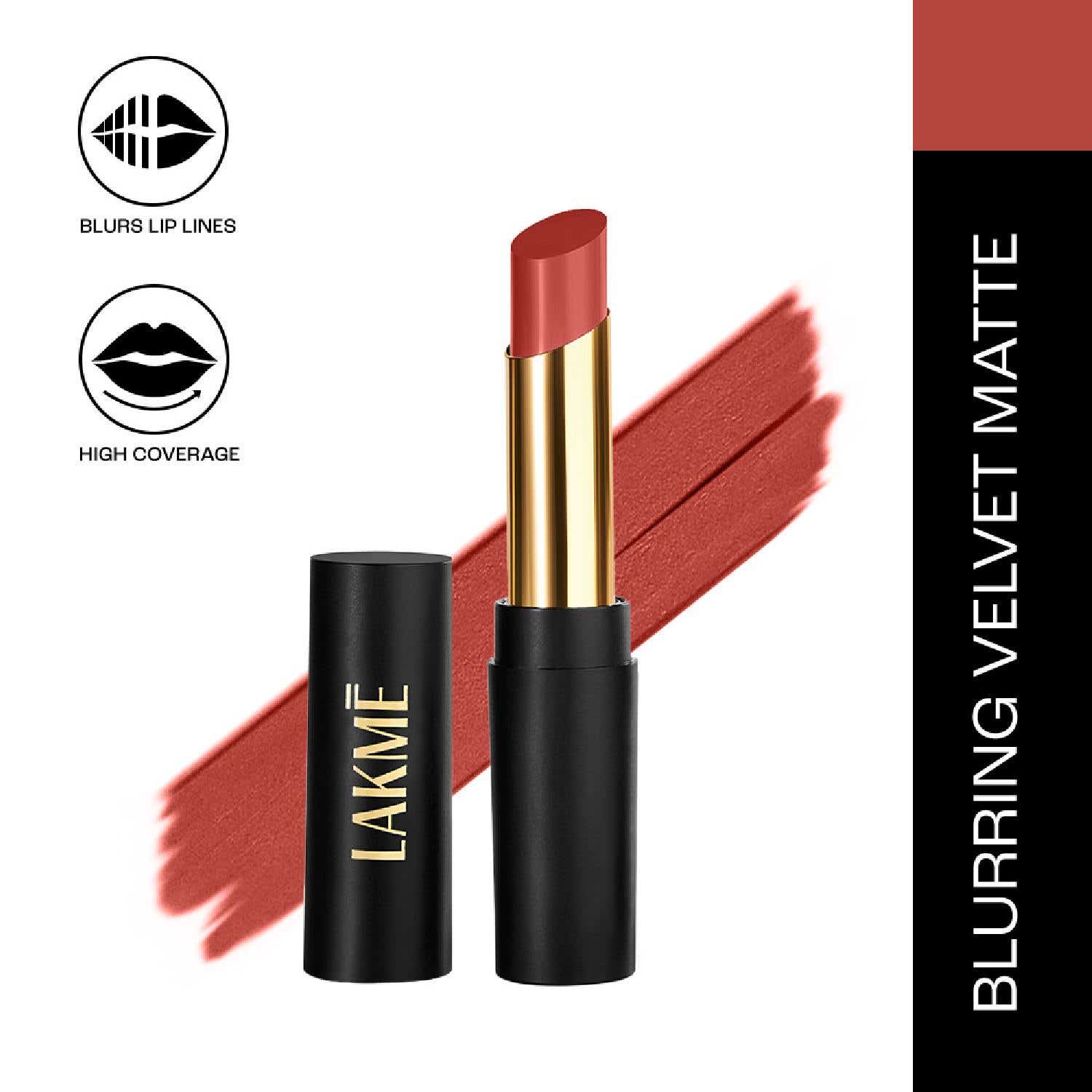 Lakme | Lakme Absolute Beyond Matte Lipstick - 103 Red Rose (3.4g)
