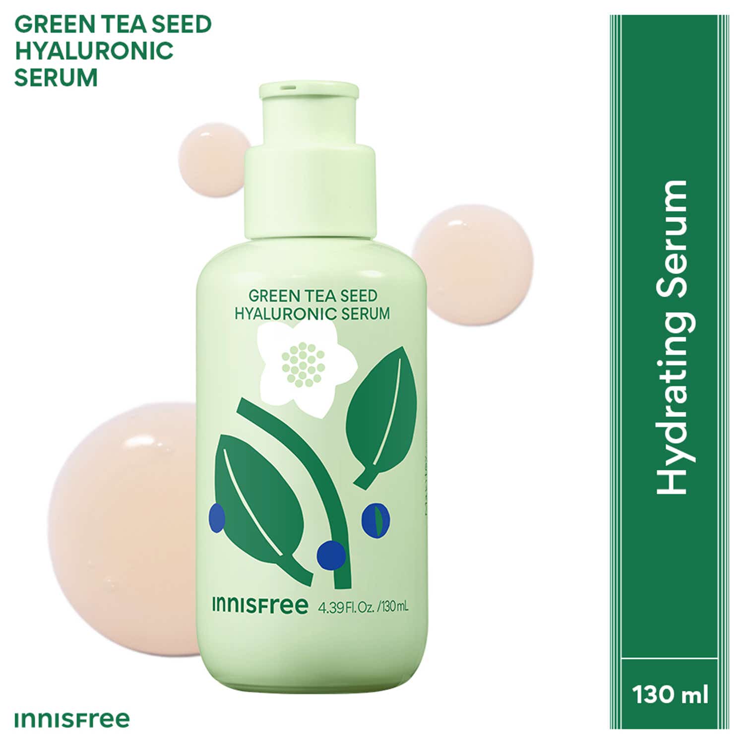 Innisfree | Innisfree Green Tea Hyaluronic Acid Seed Serum For Acne-Prone Skin (130 ml)