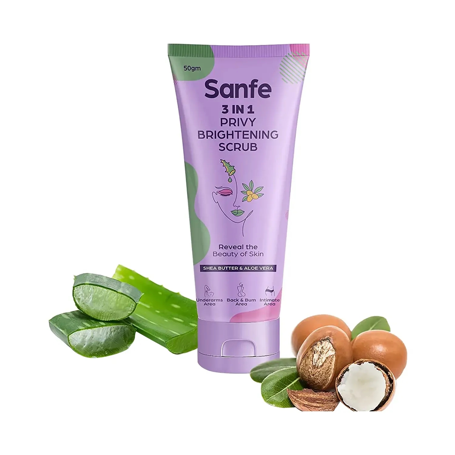 Sanfe | Sanfe 3 In 1 Privy Brightening Scrub (50g)