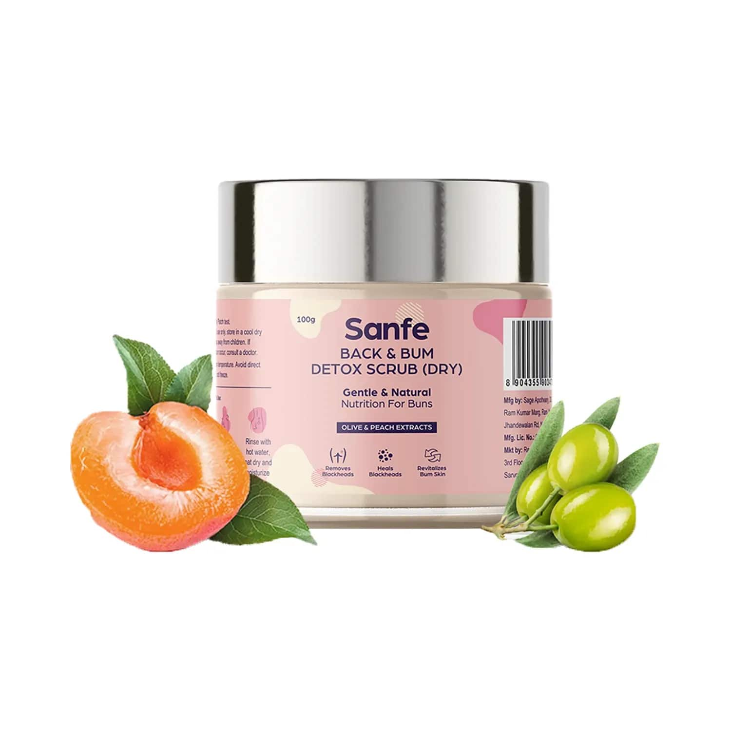 Sanfe | Sanfe Back & Bum Detox Scrub (100g)