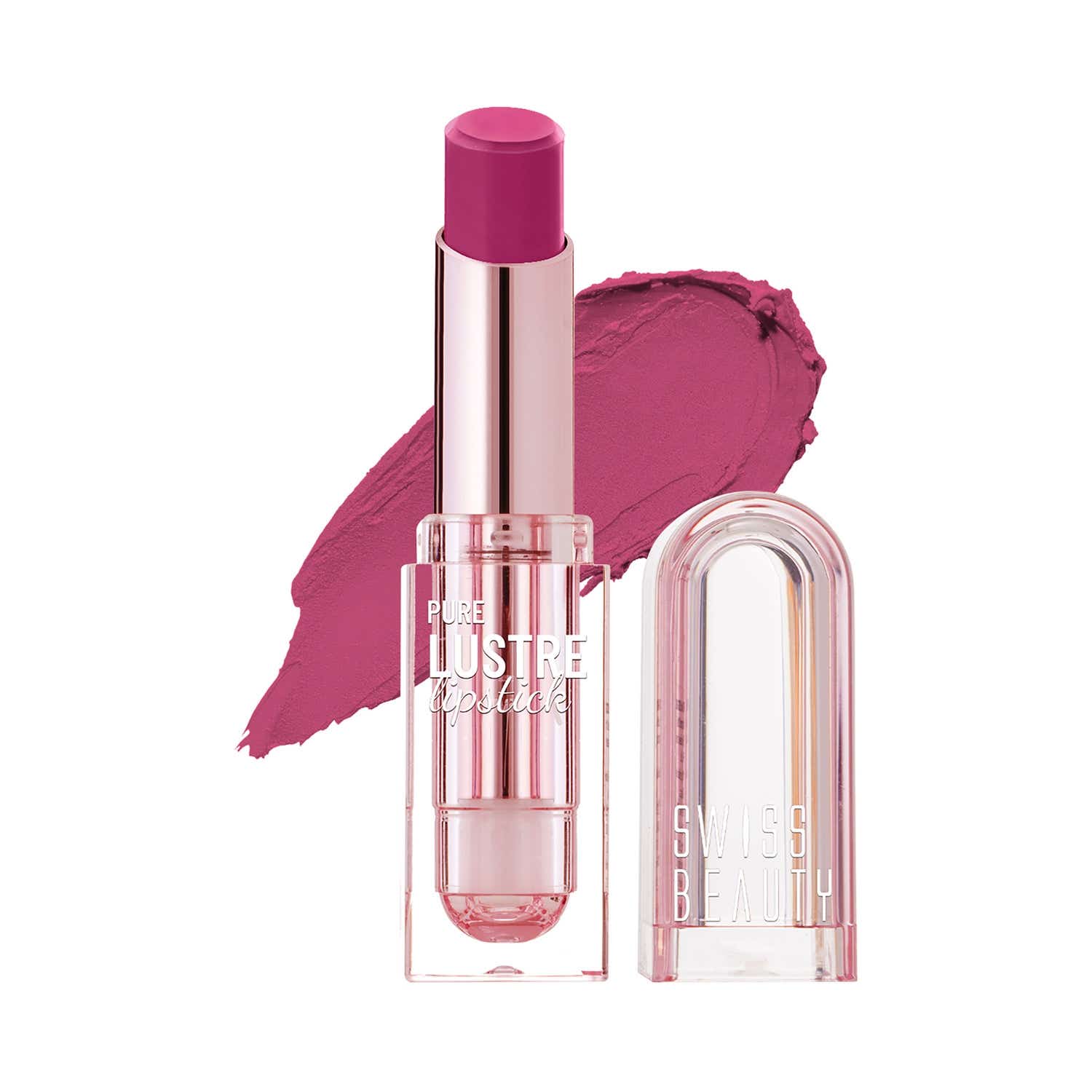 Swiss Beauty | Swiss Beauty Pure Lustre Lipstick - Bleached Pink (3.8 g)