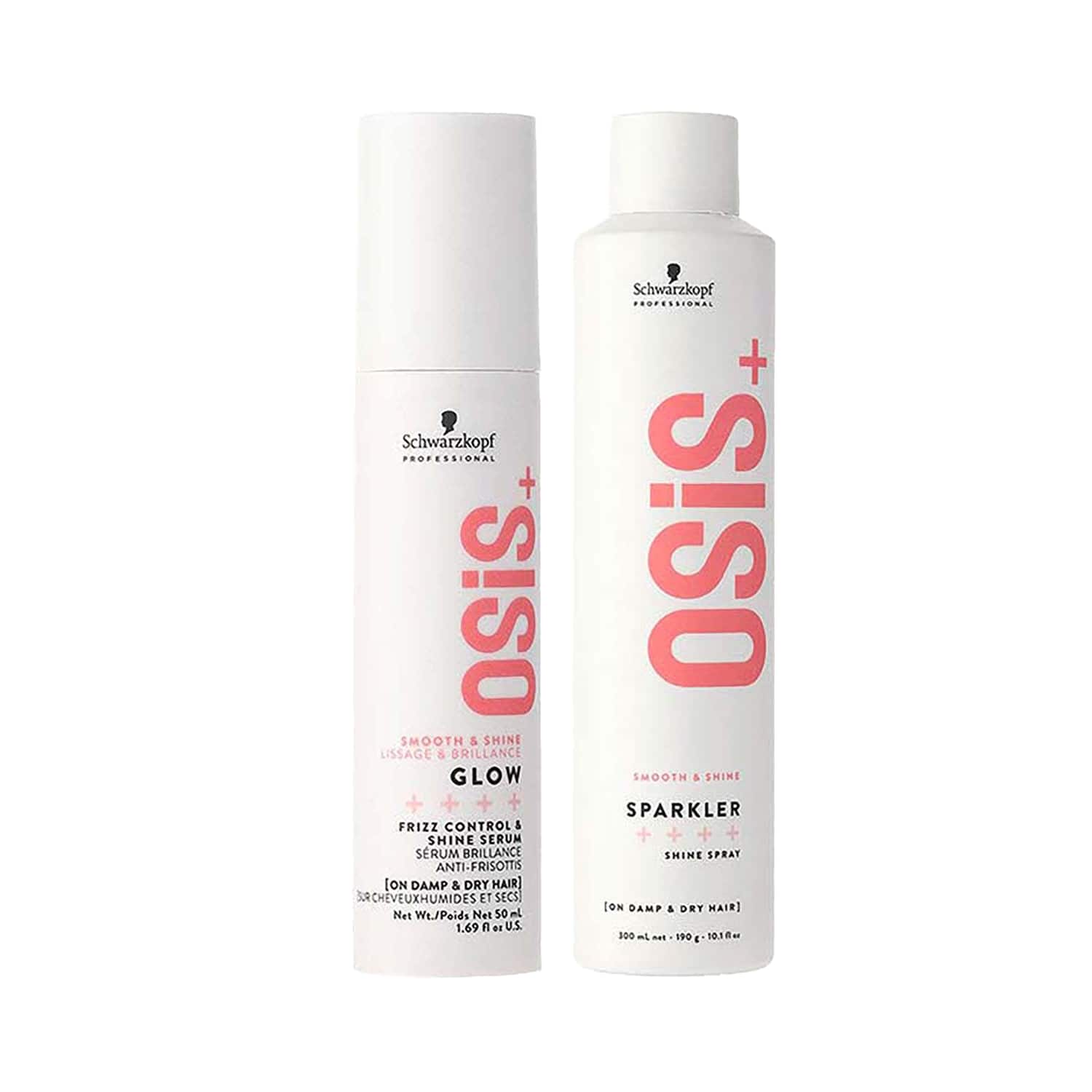 Schwarzkopf Professional | Schwarzkopf Professional Osis+ Glow Serum (50 ml) and Sparkler (300 ml) Combo