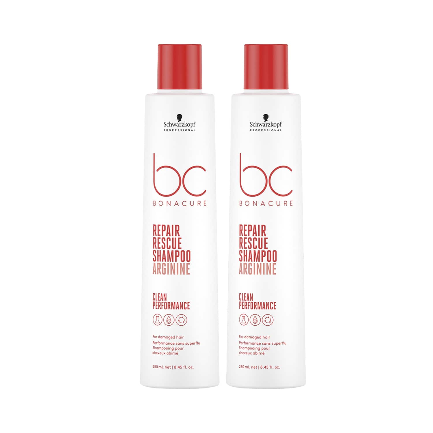 Schwarzkopf Professional | Schwarzkopf Professional Bonacure Repair Rescue Shampoo Pack of 2 Combo (250 ml x 2)