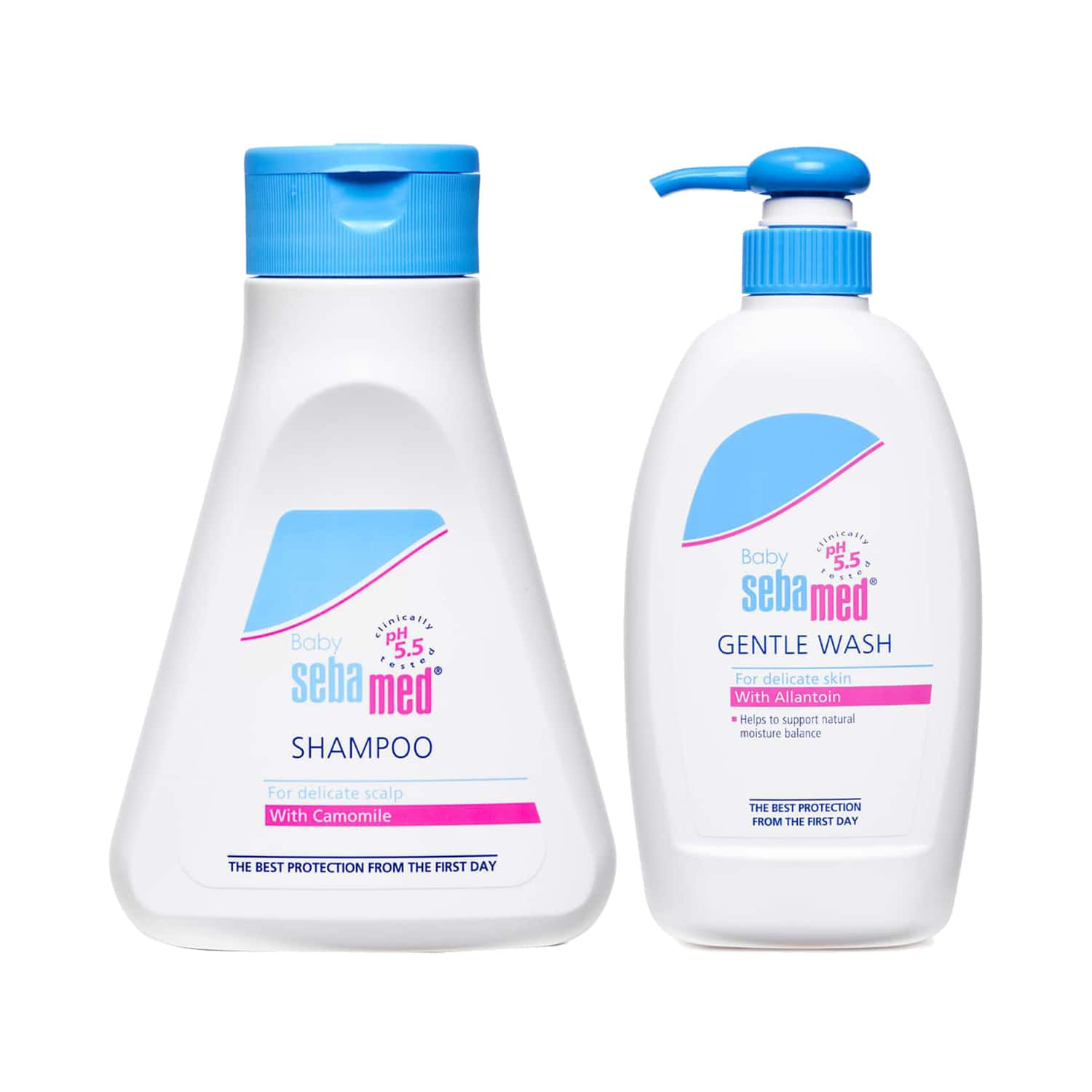 Sebamed | SebaMed Baby Wash Extra Soft (400 ml) and Baby (Children) Shampoo (150 ml) Combo