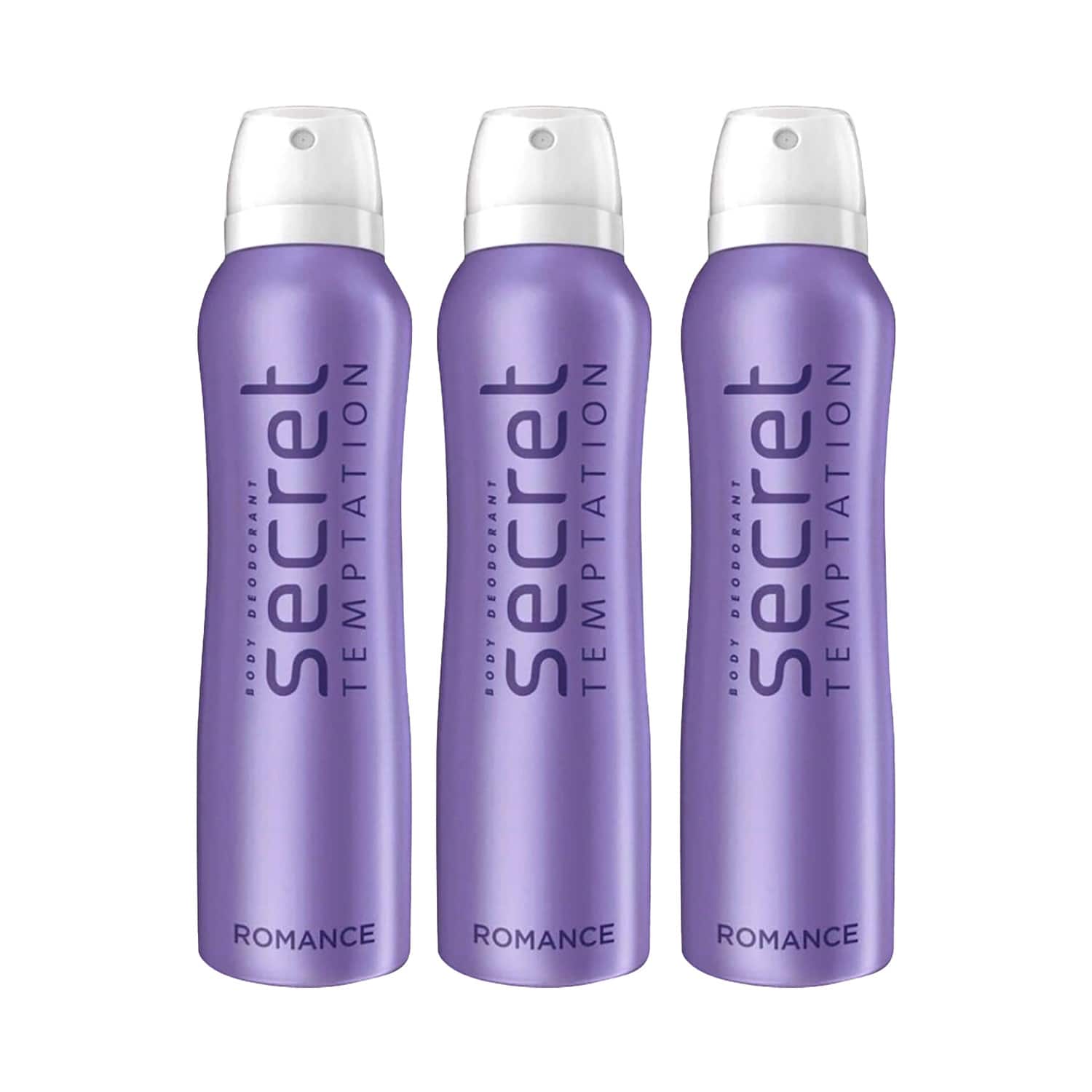 Secret Temptation | Secret Temptation Romance Daily Freshness Deodorant Body Spray (225 ml) (Pack of 3) Combo