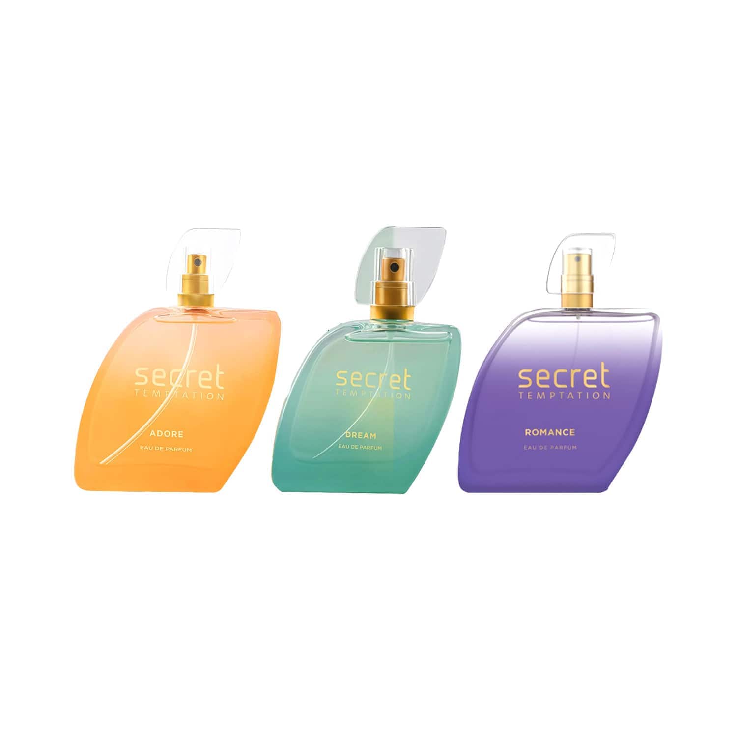 Secret Temptation | Secret Temptation Dream, Romance & Adore Eau De Parfum (Pack of 3) Combo