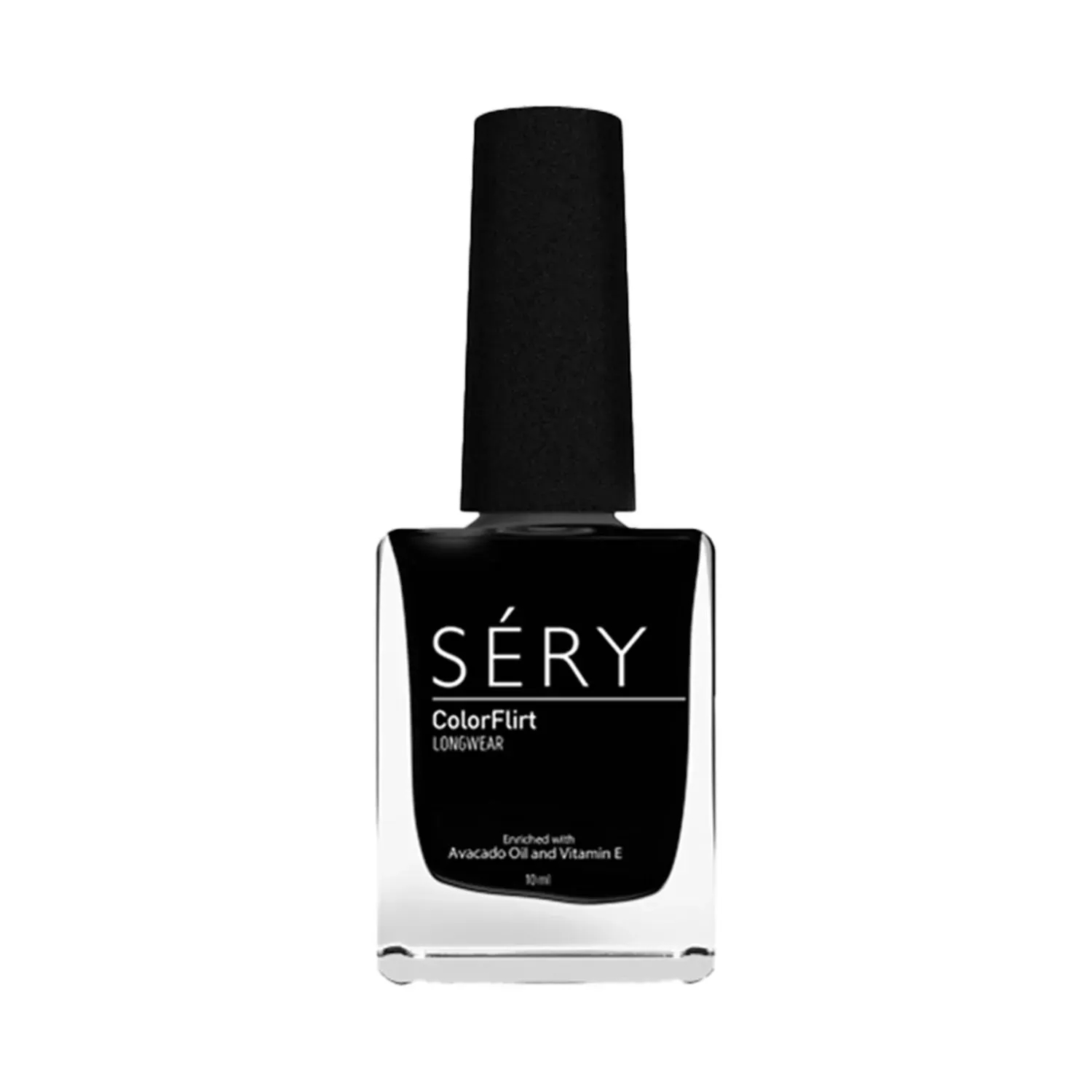 Sery | Sery Colorflirt Nail Polish - Charcoal Black (10ml)