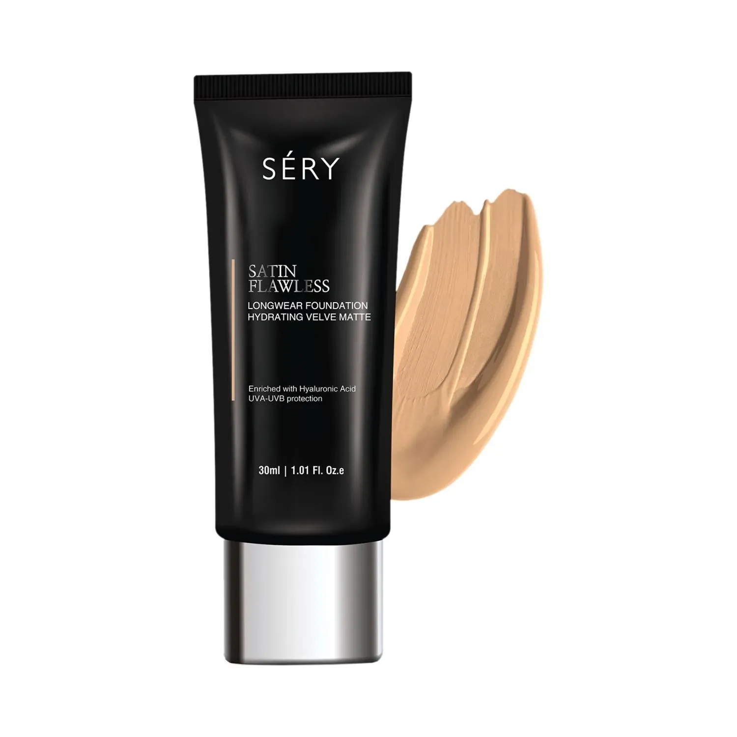 Sery Satin Flawless Longwear Foundation - Ivory (30ml)