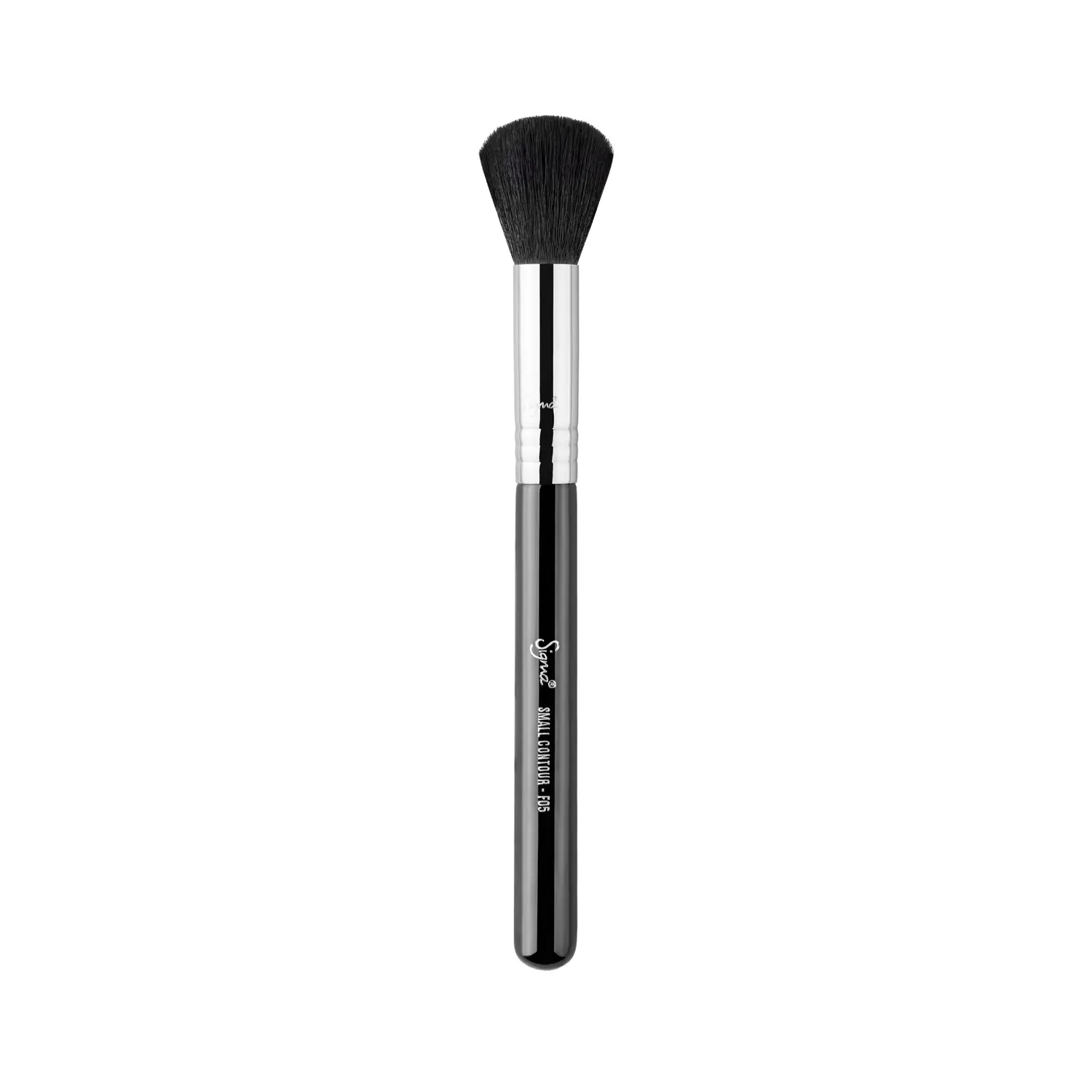 Sigma Beauty F05 Small Contour Brush - Black/Chrome