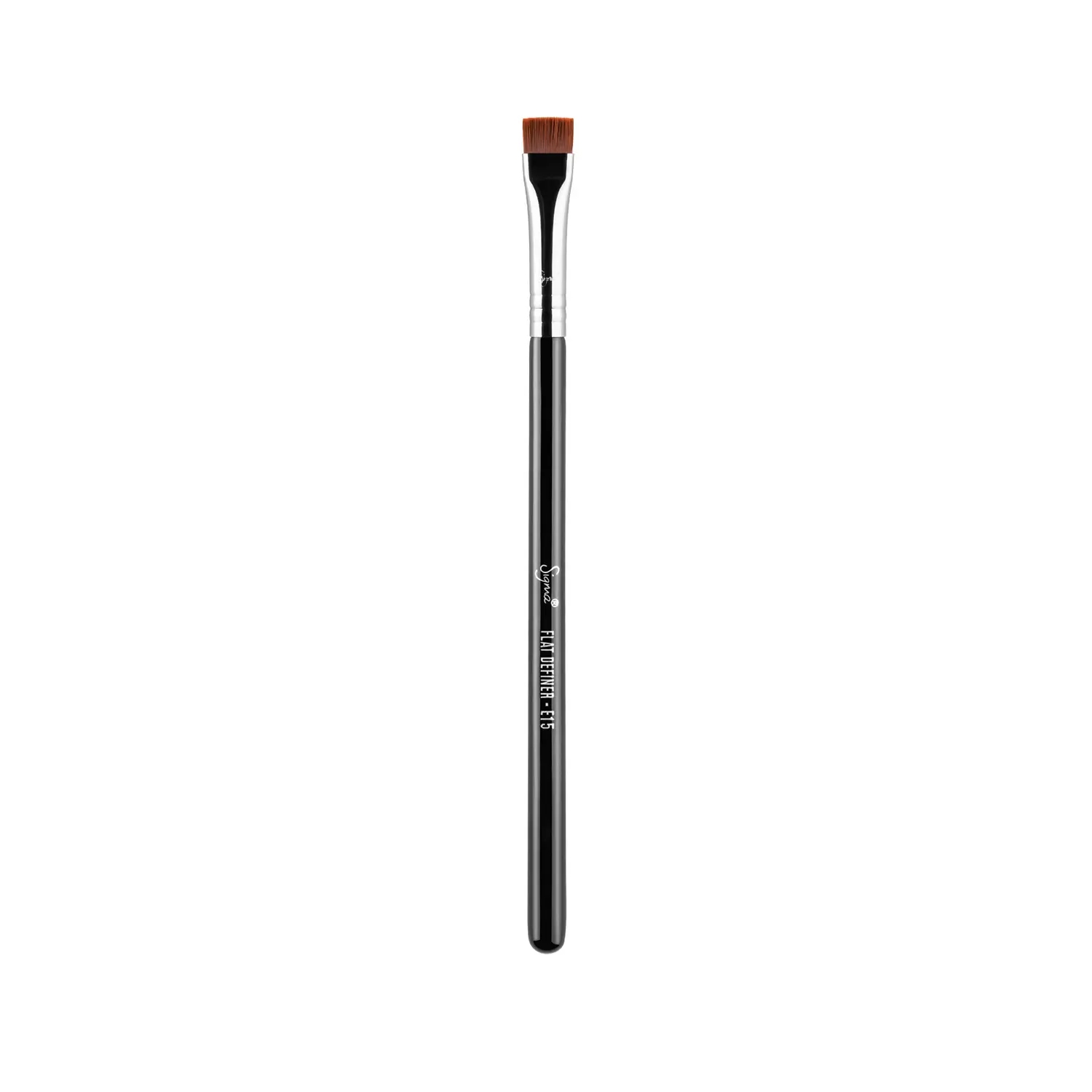 Sigma Beauty | Sigma Beauty E15 Flat Definer Brush - Black/Chrome