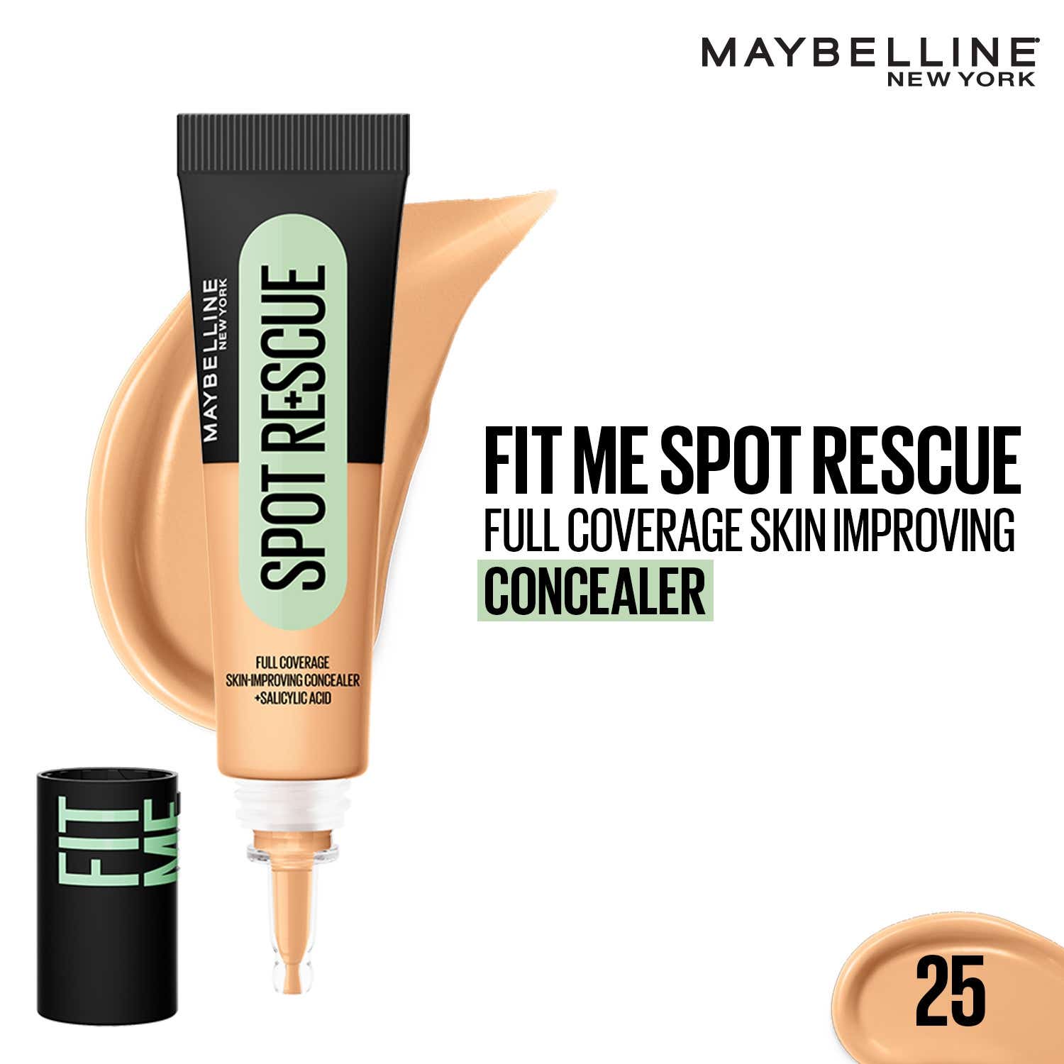 Maybelline New York | Maybelline New York Fit Me Spot Rescue Full Coverage Concealer - 25 (15 ml)