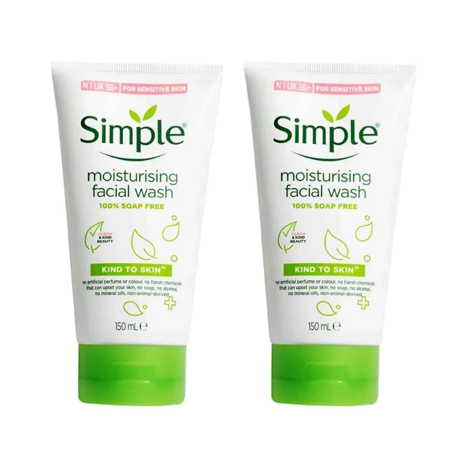 Simple | Simple Kind To Skin Moisturising Facial Wash Pack Of 2 Combo