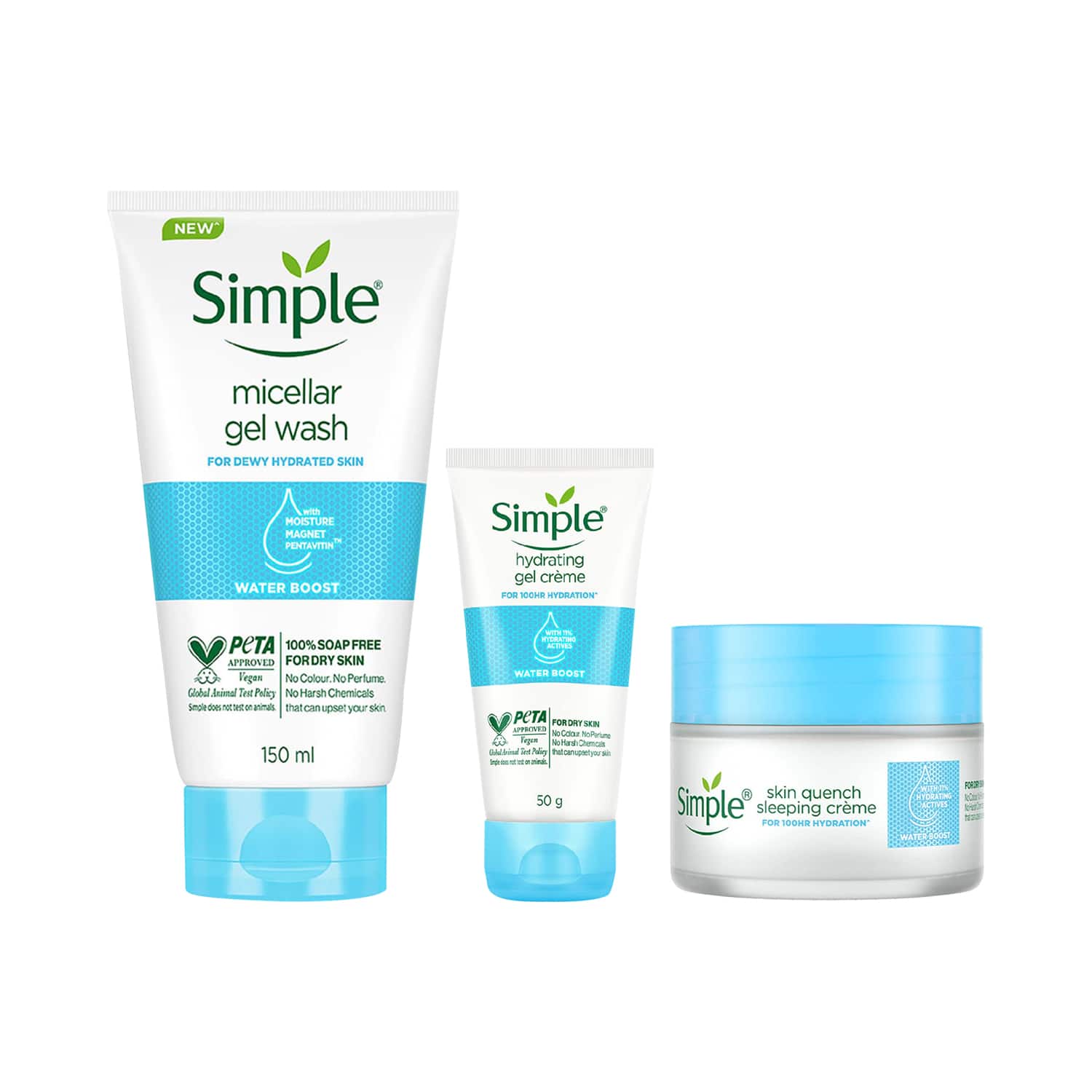 Simple | Simple Complete Hydration Face Regime Combo