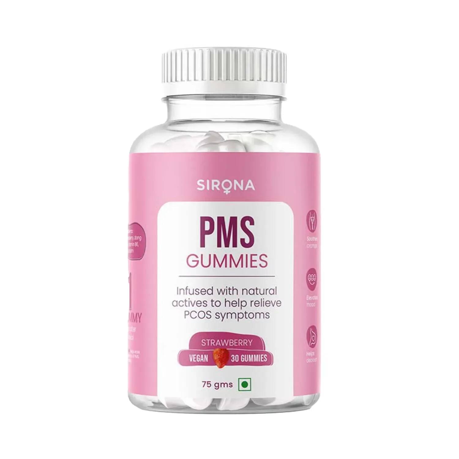 Sirona | Sirona PMS Strawberry Flavoured Gummies (30 Gummies)