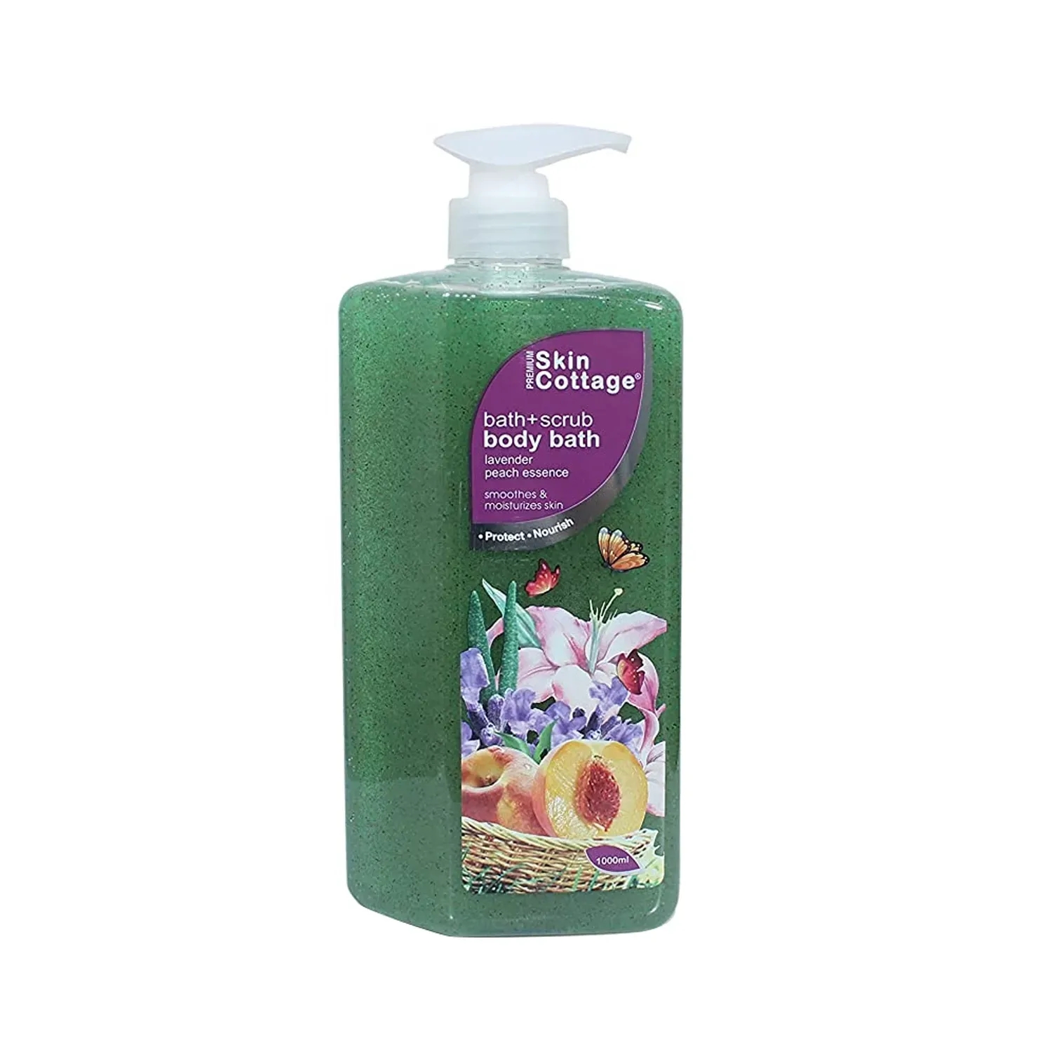 SKIN COTTAGE | SKIN COTTAGE Lavender Peach Body Bath + Scrub (1000ml)