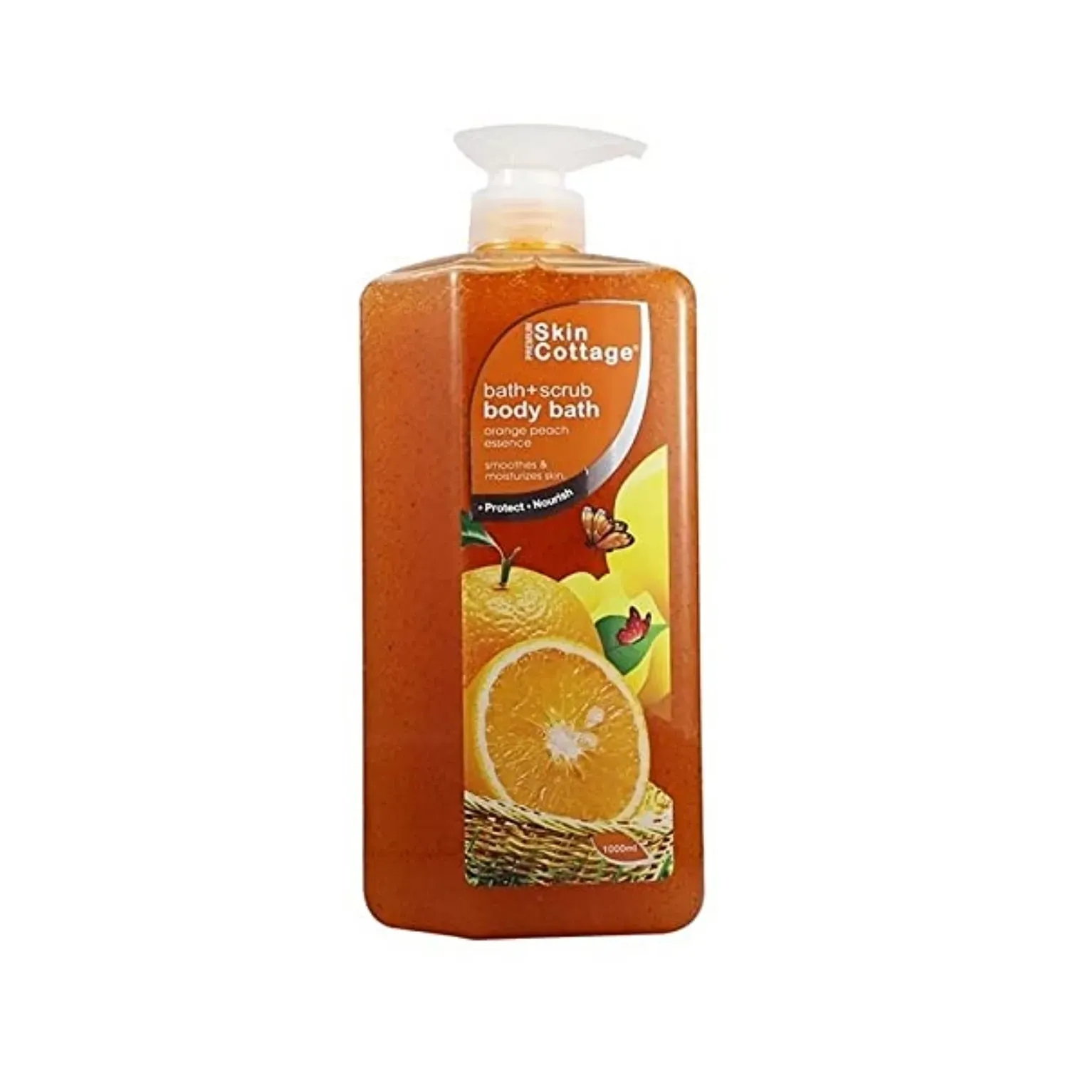 SKIN COTTAGE Orange Peach Body Bath + Scrub (1000ml)