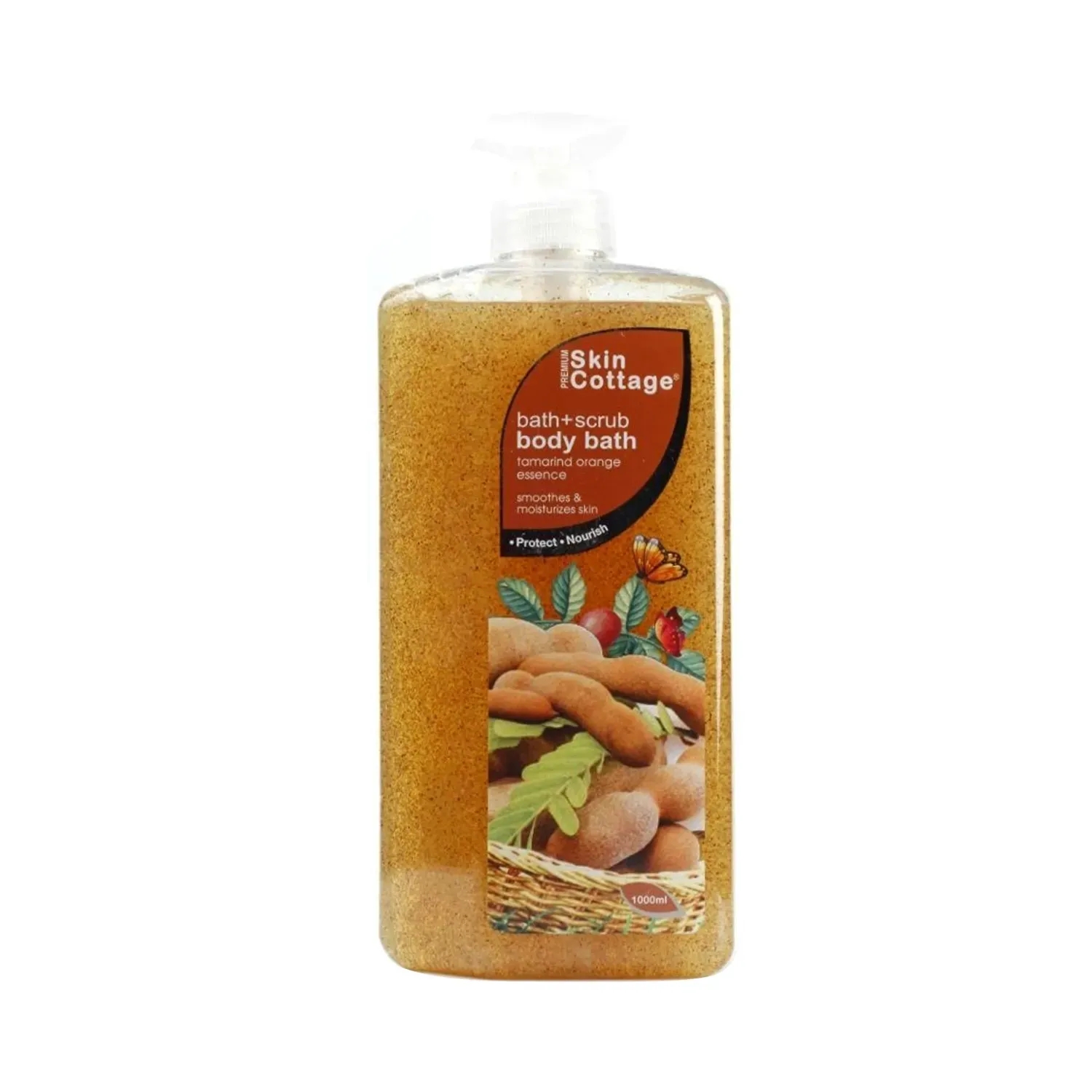 SKIN COTTAGE Tamrind & Orange Essence Body Bath + Scrub (1000ml)