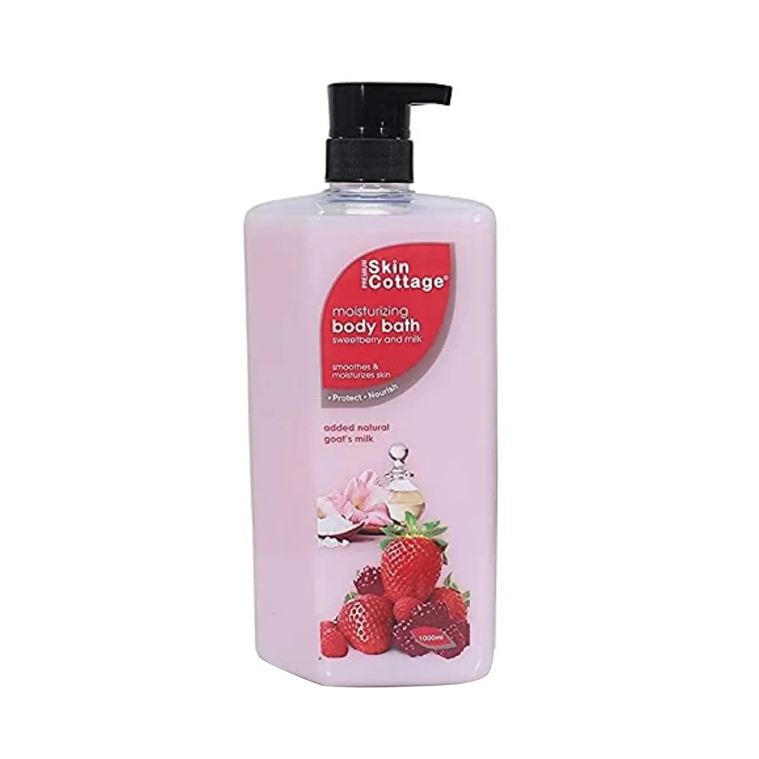 SKIN COTTAGE | SKIN COTTAGE Moisturizing Sweet Berry & Milk Body Bath (1000ml)