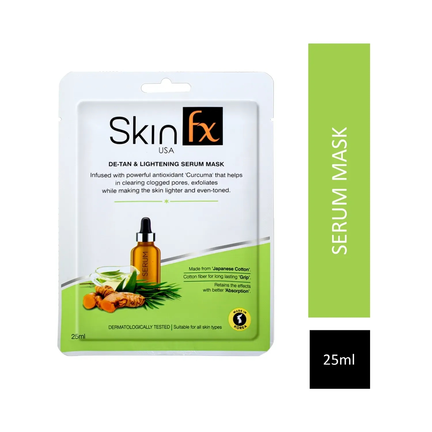 Skin Fx | Skin Fx De-Tan & Lightening Serum Sheet Mask (25ml)