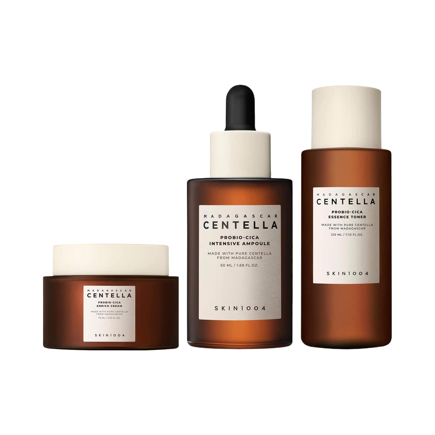 SKIN1004 | SKIN1004 Probio-Cica Toner + Ampoule + Face Cream 3 Set Combo