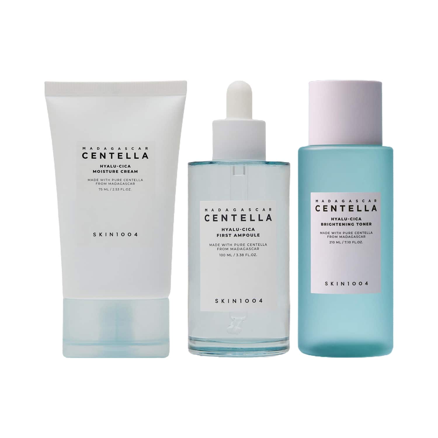 SKIN1004 | SKIN1004 Hyalu-Cica 3 Step Toner + Ampoule + Face Cream Combo