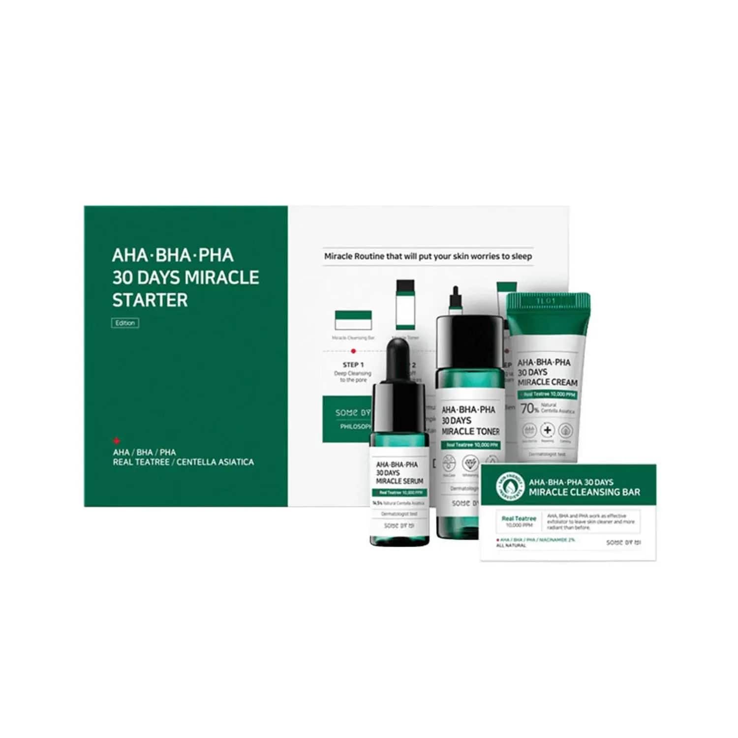 Some By Mi | Some By Mi AHA-BHA-PHA 30 Days Miracle Starter Kit - (4 Pcs)