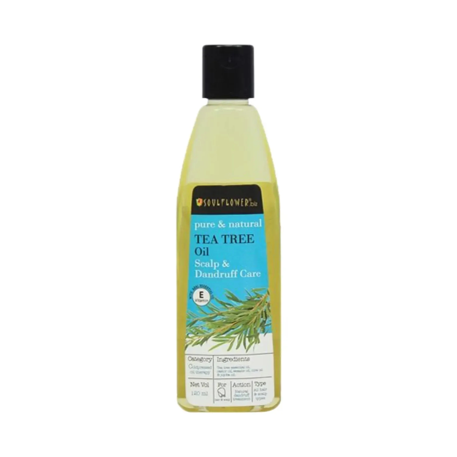 Soulflower | Soulflower Tea Tree Scalp and Anti Dandruff Hair Oil (120ml)