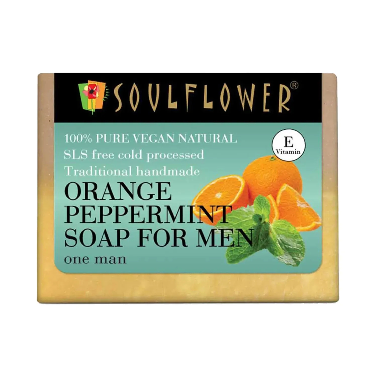 Soulflower | Soulflower Orange Peppermint Soap - (150g)