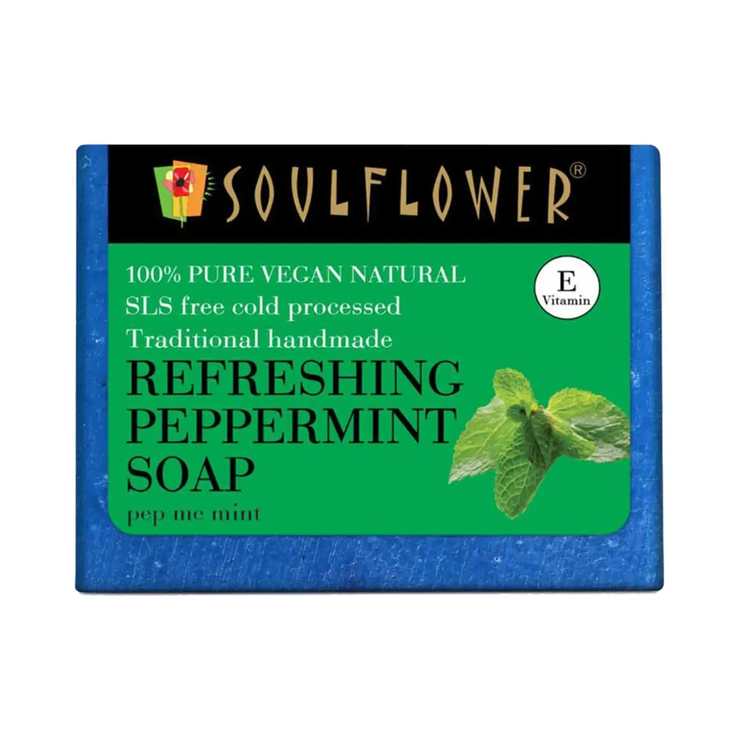 Soulflower | Soulflower Refreshing Peppermint Soap - (150g)