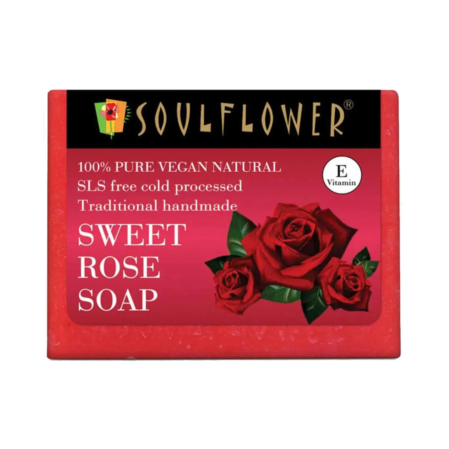 Soulflower | Soulflower Sweet Rose Soap - (150g)