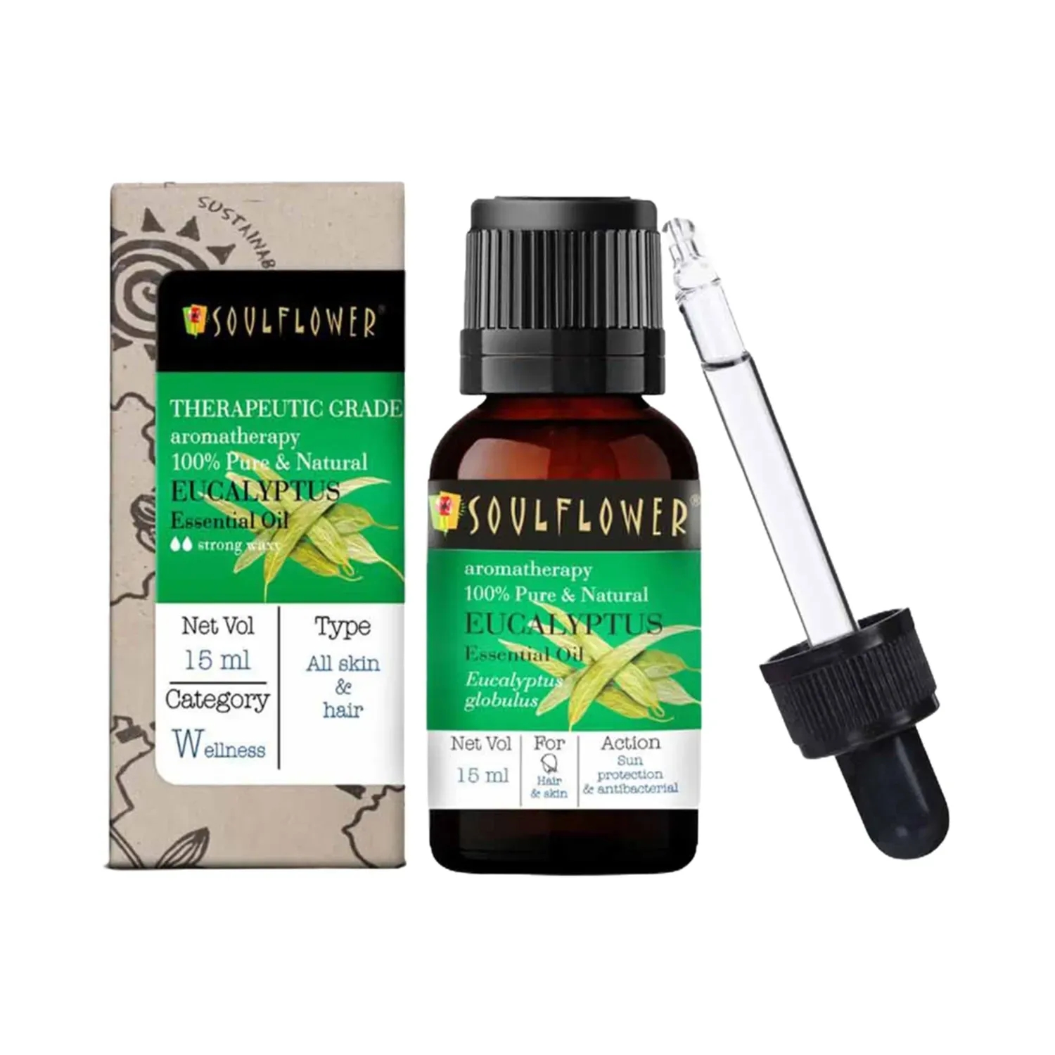 Soulflower | Soulflower Eucalyptus Essential Oil - (15ml)