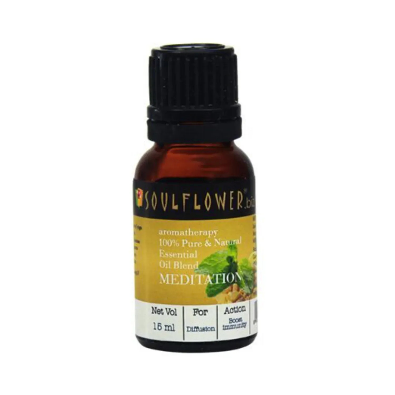 Soulflower Meditation Essential Oil - (15ml)