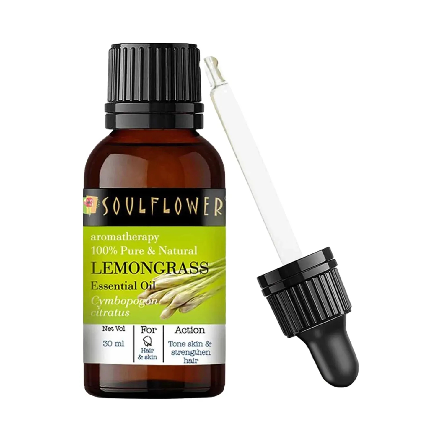 Soulflower Lemongrass Essential - (30ml)