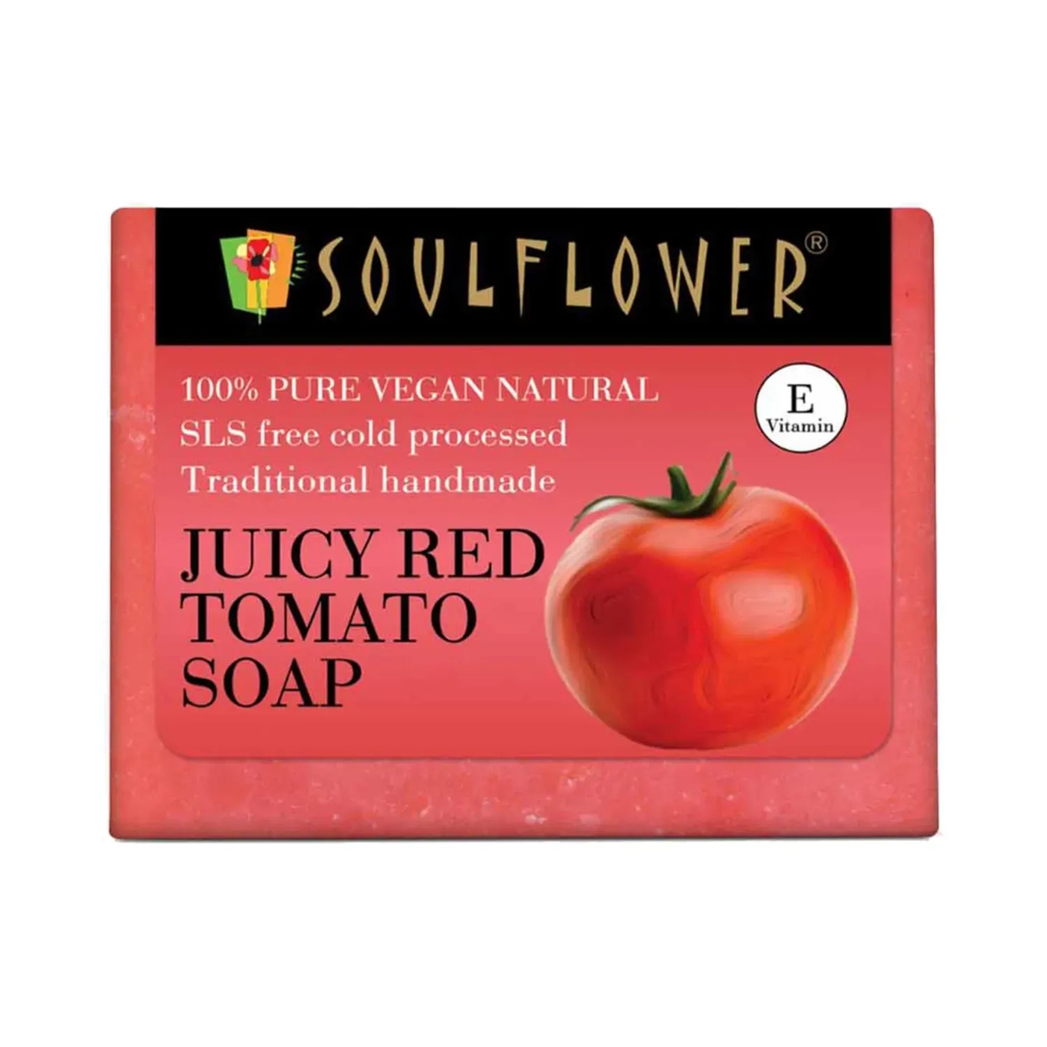 Soulflower | Soulflower Juicy Red Tomato Soap - (150g)