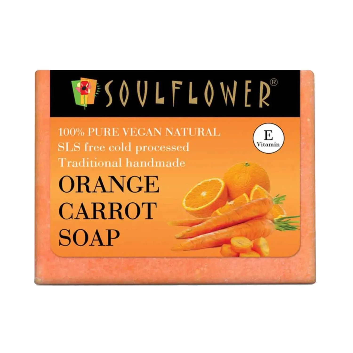 Soulflower | Soulflower Orange Carrot Soap - (150g)