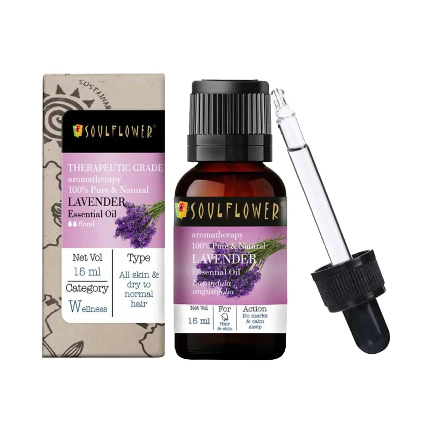 Soulflower | Soulflower Lavender Essential Oil - (15ml)