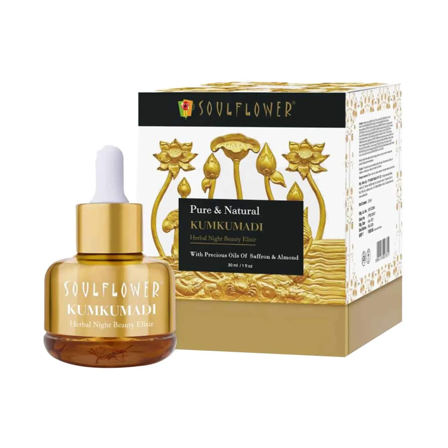 Soulflower | Soulflower Kumkumadi Night Beauty Elixir Oil - (30ml)