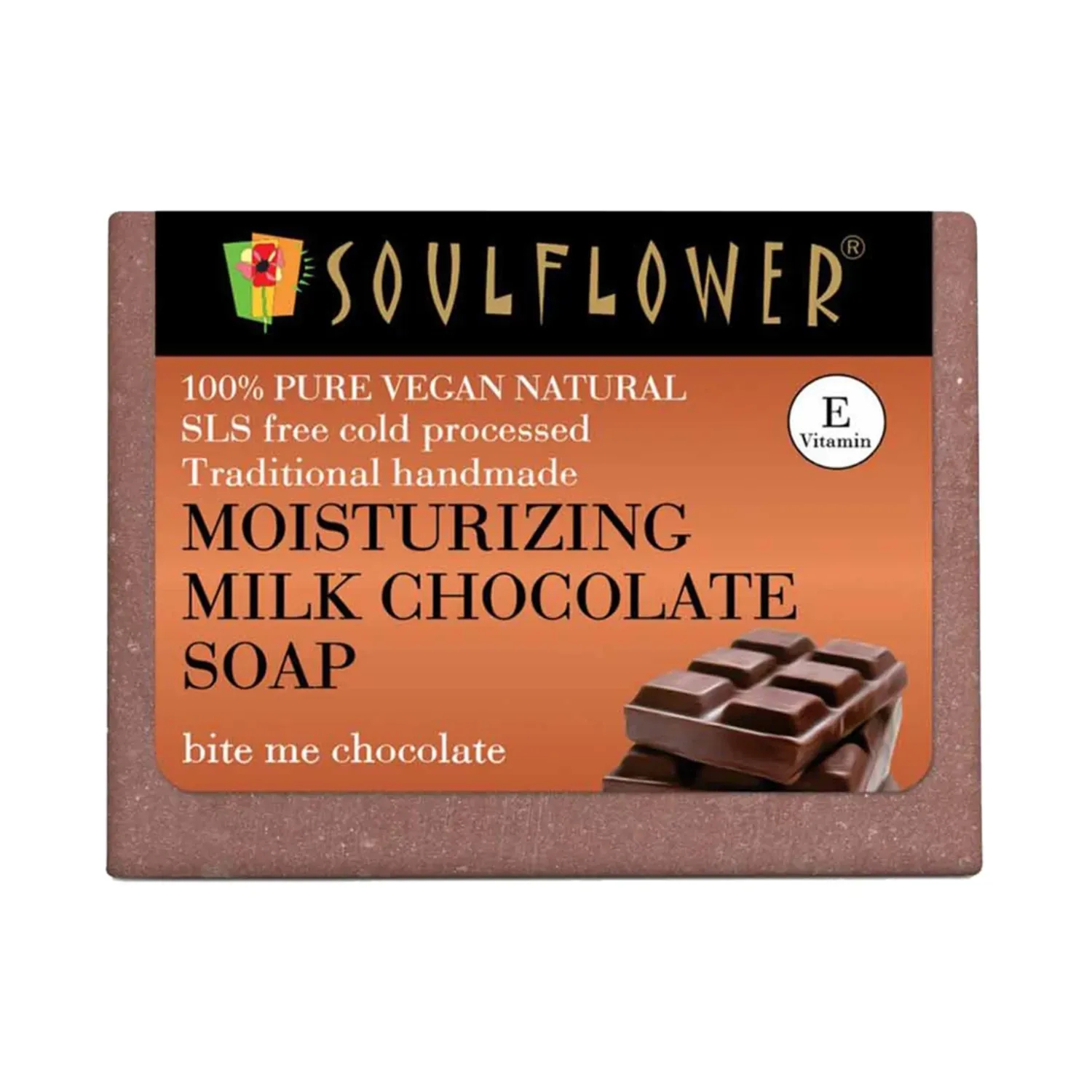 Soulflower | Soulflower Moisturizing Milk Chocolate Soap - (150g)