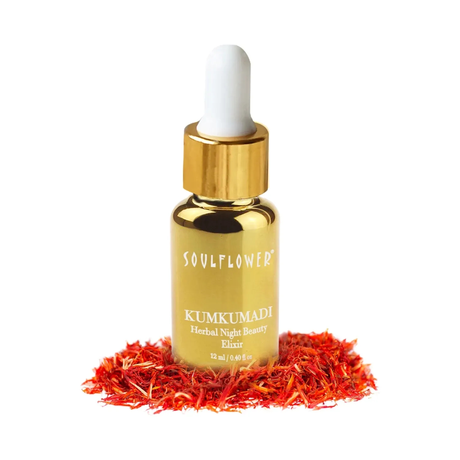 Soulflower | Soulflower Kumkumadi Oil Night Beauty Elixir with Real Saffron (12ml)