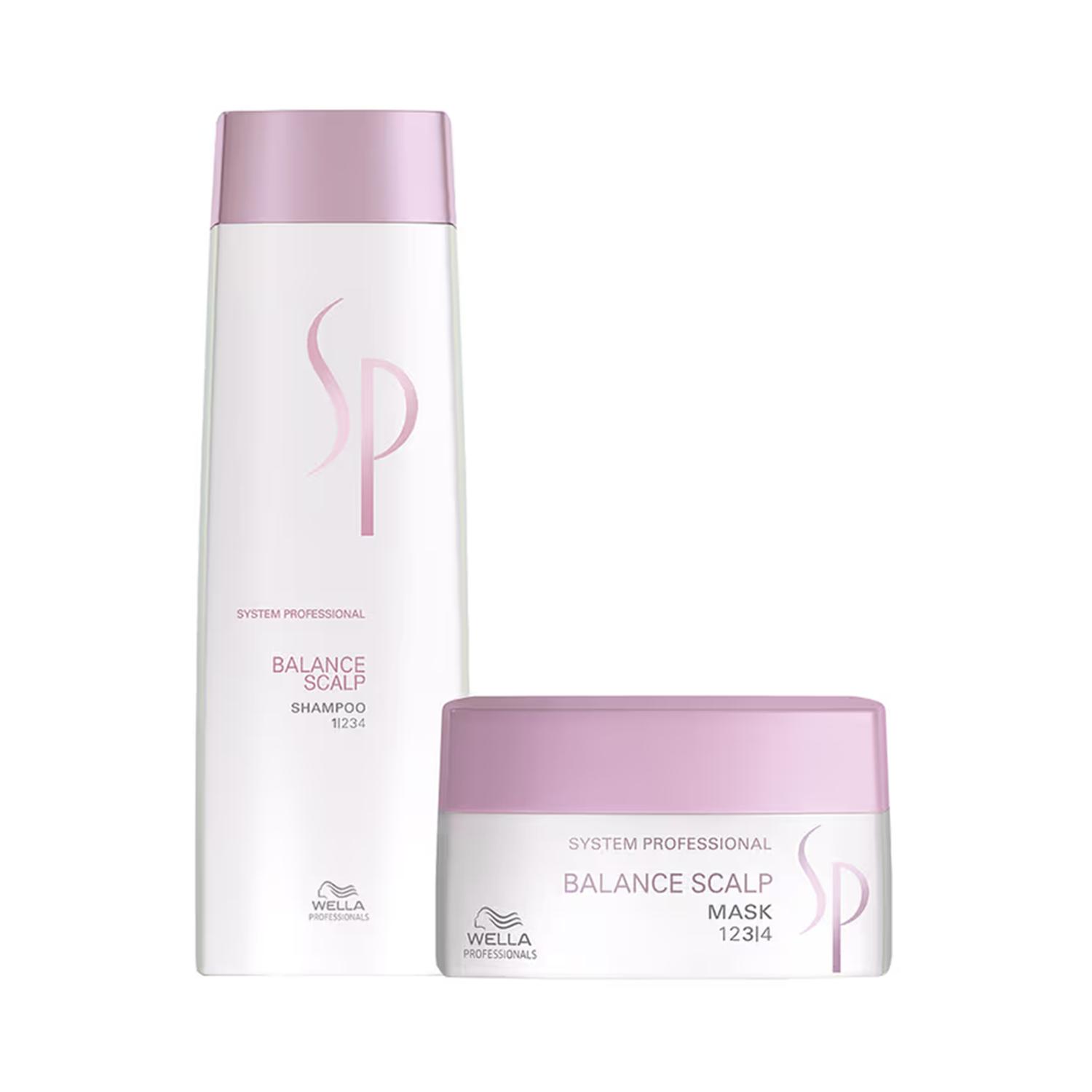 SP | SP Balance Scalp hair Shampoo For Delicate Scalps 250 ml + Mask for Sensitive Scalps 200 ml