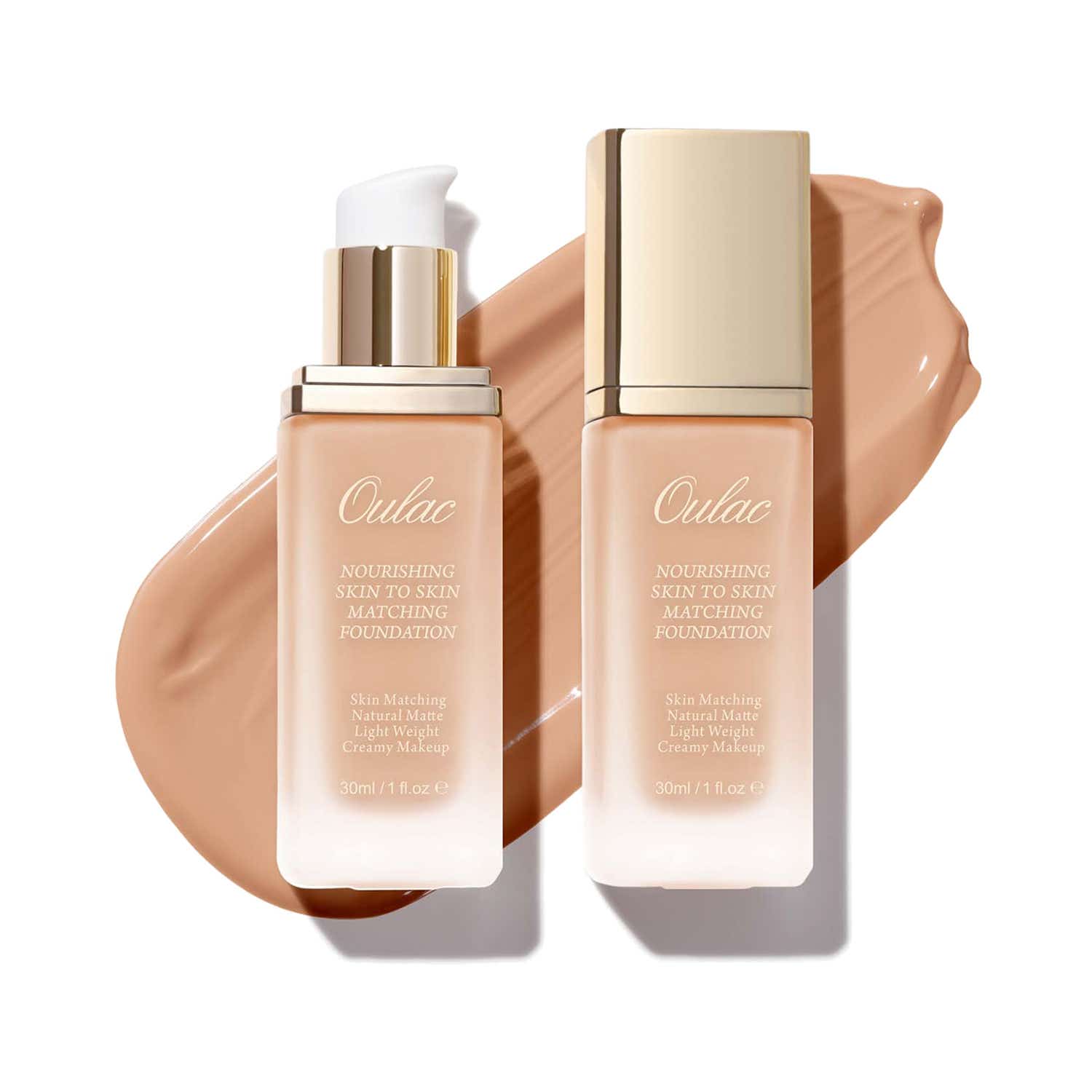 Oulac Nourishing Skin To Skin Matching Foundation - 09-Honey (30 ml)